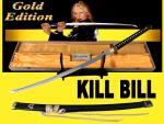 KILL-BILL Samurai Schwert mit 12 -mal gefaltete differenziert gehärteter 1095 Klinge 